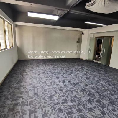 Office carpet Commercial billiard hall Office building conference room Project Hotel room PVC splicing square floor stickers