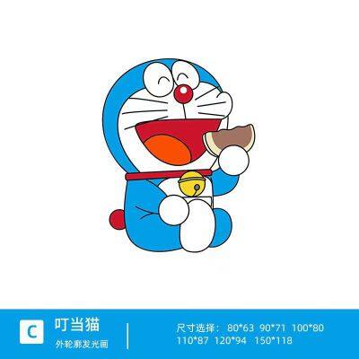 Doraemon LED Atmosphere Children's Room Bedside Decoration Painting20 photo-2