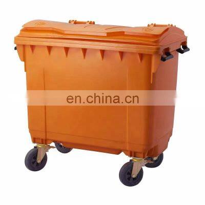 1100 Litre Plastic Trash Can Recycling Outdoor Wheelie 1100L Dust Bin Trash Bin Waste