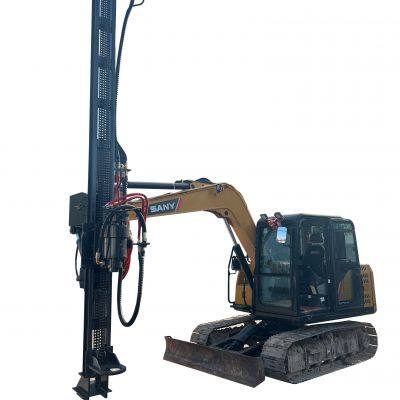 Hydraulic excavator type rock drill used for drilling Excavator rock drill