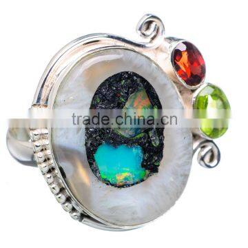 RARE ETHIOPIAN OPAL 925 STERLING SILVER RING ,925 STERLING SILVER JEWELRY WHOLE SALE,JEWELRY EXPORTER