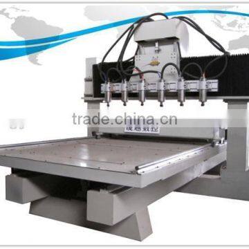 Muliti-Heads stereo carving cnc router 1518T6