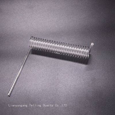 Customized Spiral Quartz Glass Tube Coiled Quartz Tube