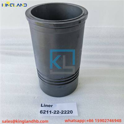 engine parts 6D140 Cylinder Liner 6211-22-2220 fit for Komatsu