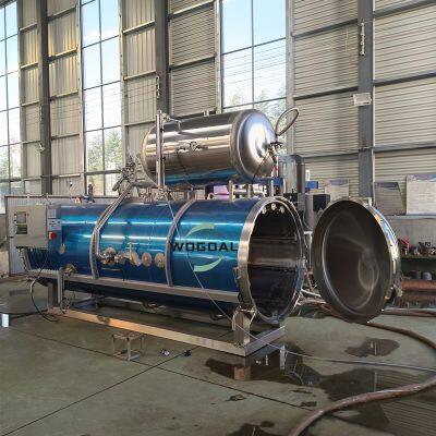 Automatic Water Spray Batch Retort Canned Fish Sterilization Machine