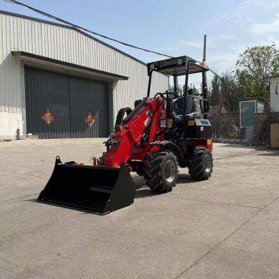 Popular Best Price Mini Lader HZM Wheel Loaders 0.7T HZM807T for Farm Working photo-5