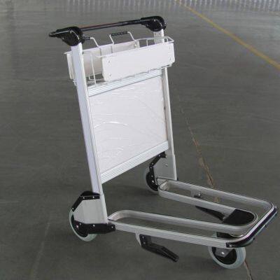 Steel Trolley Cart Airport Airport-Trolley Airport Stainless Steel Luggage Trolley