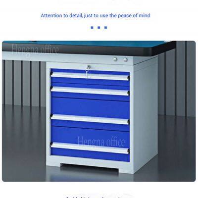 Тяжелый рабочий стол для автомобильного производства/изготовления: стальная конструкция, дизайн для высоких нагрузок и доступ к электропитанию для профессиональных гаражей. photo-3