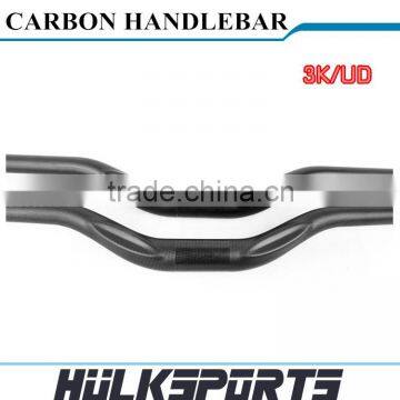 T700 carbon handlebar for mountain bike 3K/UD carbon handlebar wholesale mtb handlebar swallow-shape handlebar