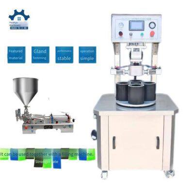 Dingfeng Vacuum Capping Machine, Four-station Fully Automatic Glass Can and Chili Sauce Can Capping Machine, Vacuum Packaging Machine photo-4