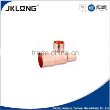 J9809 factory direct pricing copper reducing tee for refrigerator and air conditioning