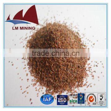 Sand Blasting Garnet sand for Steel Surface Clearness and dustless