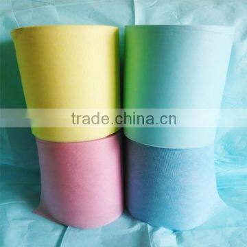 dyeing solid color spunlace non woven cloth