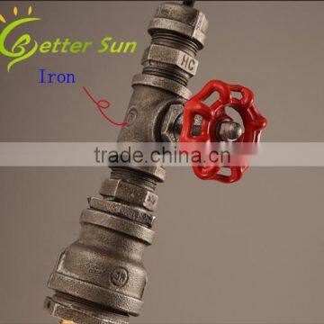 Loft Retro DIY Industrial Water Pipe Metal Pendant Lights Lamps Quality Choice