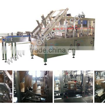 Automatic wraparound case packer for boxes