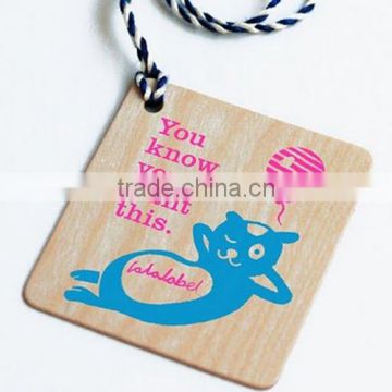 Wholesale Hot Sale Coconut Clothing Label Hang Tag