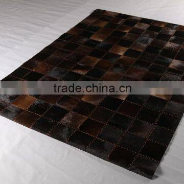 Hot Patchwork Cow Skin Carpet Natural Cowhide Rugs Quality Choice photo-3