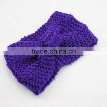 Winter Warmer Korean Style Round Woolen Hair Band for Women photo-3