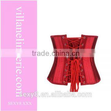 fashion sexy mature women corset satin corset stee