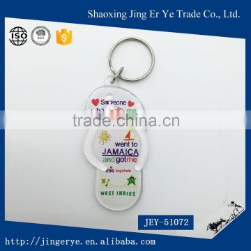 Best-selling Slipper Shaped Acrylic Keychain