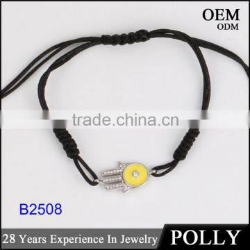 Lovely Cute 925 Sterling Silver Fabric Bracelet Shell Women Bracelet photo-6