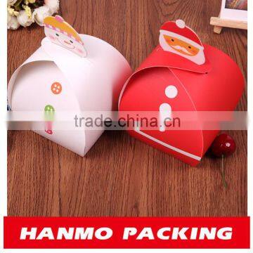 creative shape cute paper gift box for christmas Eve candy apple wholesale