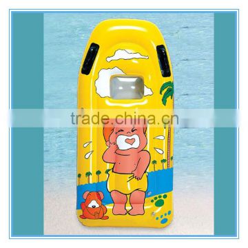 Inflatable surfboard float for children