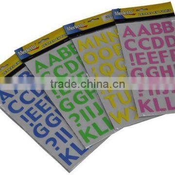 Color EVA Foam Sponge English Letter Stickers for Office Stationery DIY Handcraft
