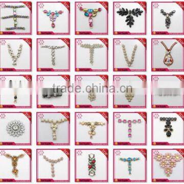 2016 Rhombus Shape AB Color Rhinestone Shoe Flower Shoe Accessories for Wowen's Sandal photo-4