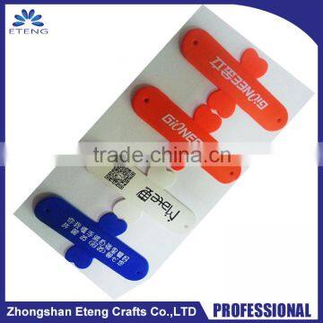 Personalized silicone mobile phone stand for your company show