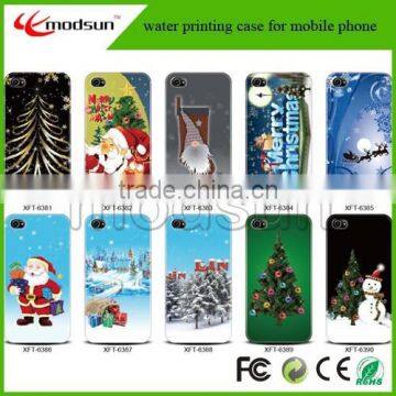 christmas gifts 2015! water printing smartphone case that sell for christmas , hottest products on the market for mobile phone