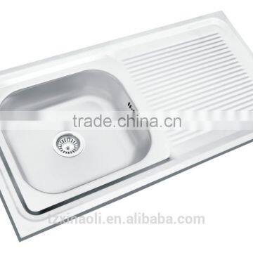 middle east hot sales stainless steel sink, single bowl single tray sink, kitchen sink(100*50*15cm)/SANXIN