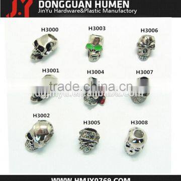 paracord skull beads,metal beads skull,skull head beads wholesale
