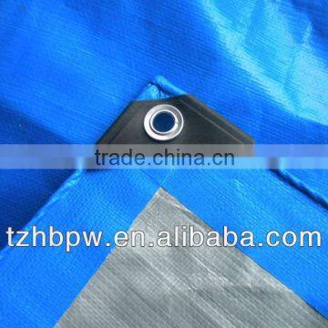 100-180g blue&white PE tarp