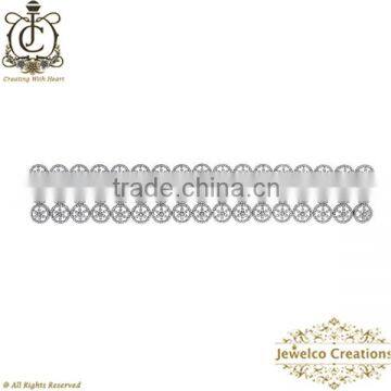 Latest Design Top Fashion Bracelet. 14k Gold Pave Diamond Jewelry Diamond Bracelets Wholesale Handmade Jewelry Supplier