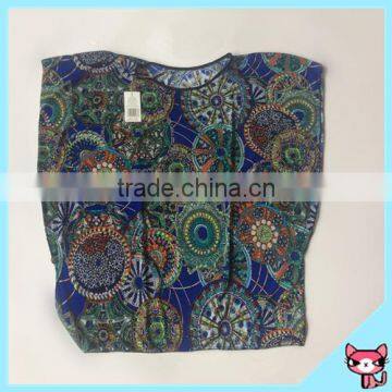 Unique Design Many Rings Pattern Sleeveless Blouse