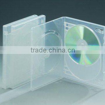 14mm Smooth Clear DVD Case for 3 Disc