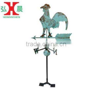 Garden Ornament Rooster Copper Weathervane