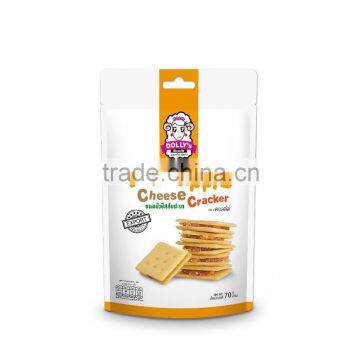 Ziplock Premium Pineapple Cheese Cracker Biscuits Filled with High Quality Pineapple Jam Food Snack