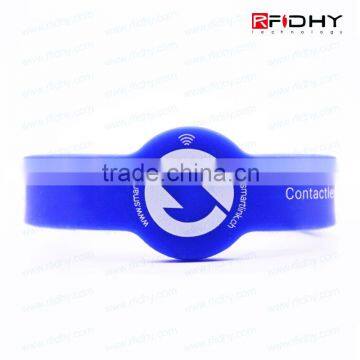 Printed Silicone Wristbands RFID WT for Attractions photo-4