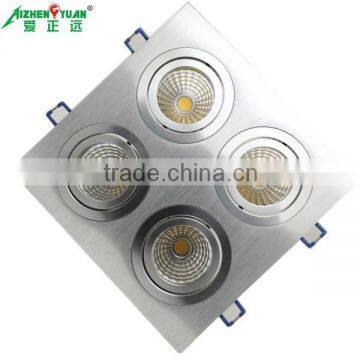 China manufature 4*10W cob led grille light