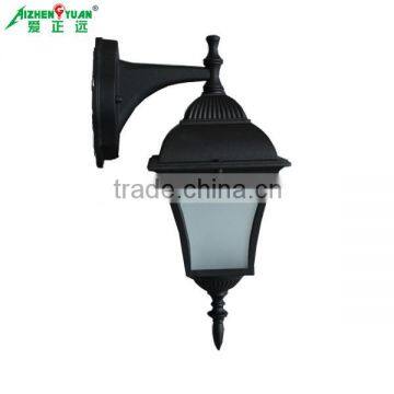 Decorative exterior garden wall light lantern