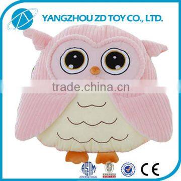 pink plush handmake bird shape neck pillow