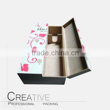 Custom new product packaging wooden wine box