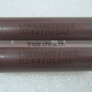 Li-Ion,18650 battery Type and 18mm*65mm Size lg 18650 battery 3000