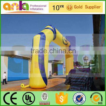 Used inflatable arch, inflatable finish line arch for event