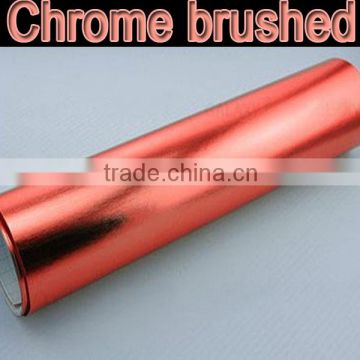 Brushed Metallic Car Vinyl Film,Chrome Brushed Car Sticker 1.52*30m