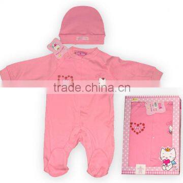 100% Organic Cotton Long Sleeve Baby Clothes Toddler Clothing photo-2