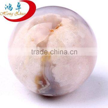 bulk gray agate semi precious stone sphere decorative ball gemstone sphere