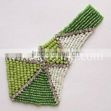 colorful beaded applique for shoes WPH-1208